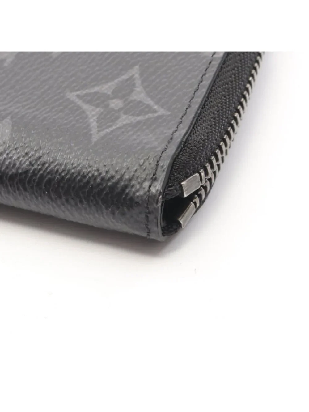 Louis Vuitton Round Wallet Zippy Vertical Monogram Eclipse Leather